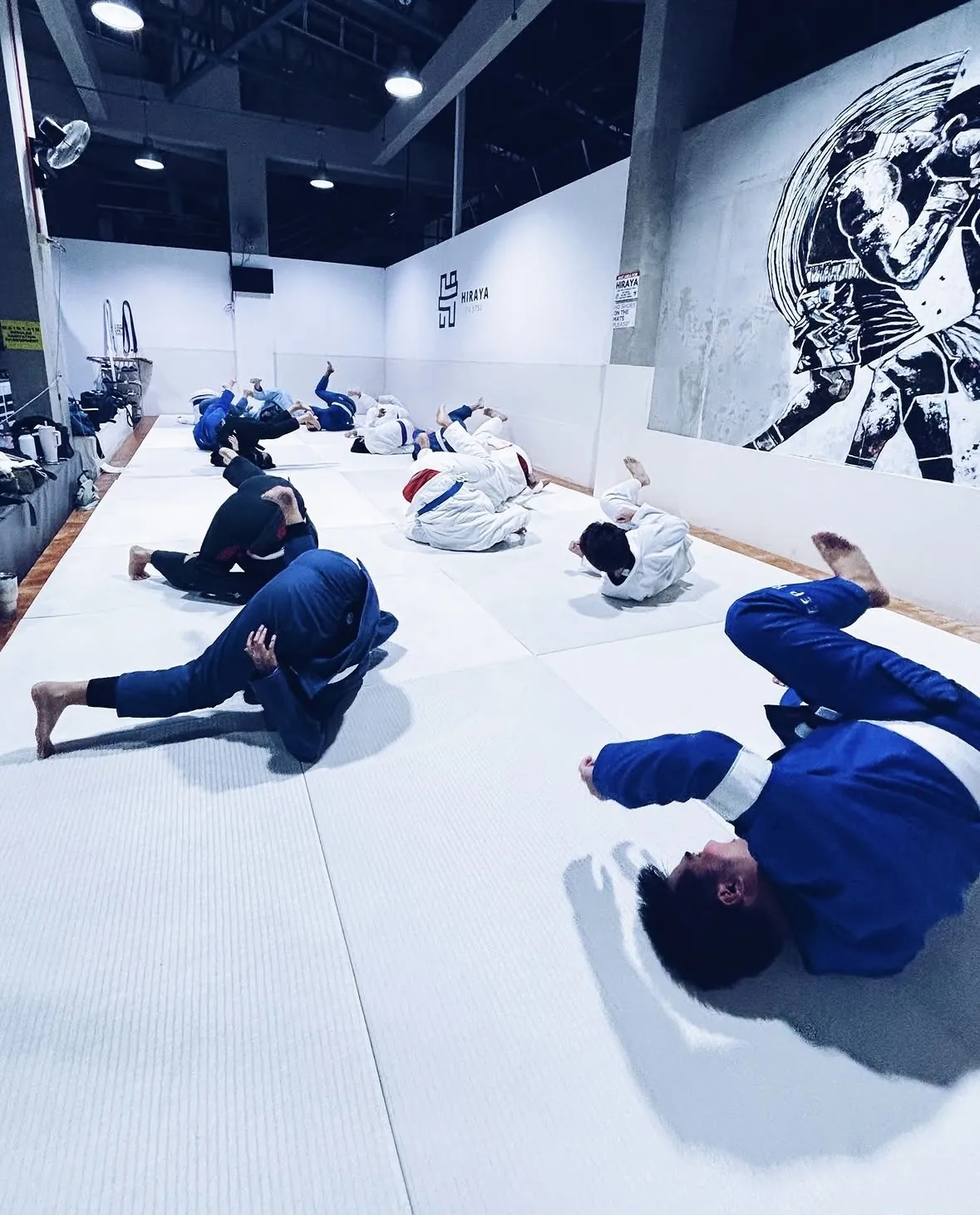 Training at Hiraya Jiu Jitsu